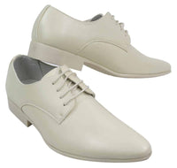 Zapatos elegantes de cuero azul, negro, crema y beige de diseño italiano para hombre.