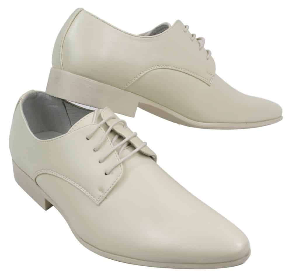 Zapatos elegantes de cuero azul, negro, crema y beige de diseño italiano para hombre.