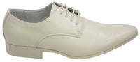 Zapatos elegantes de cuero azul, negro, crema y beige de diseño italiano para hombre.