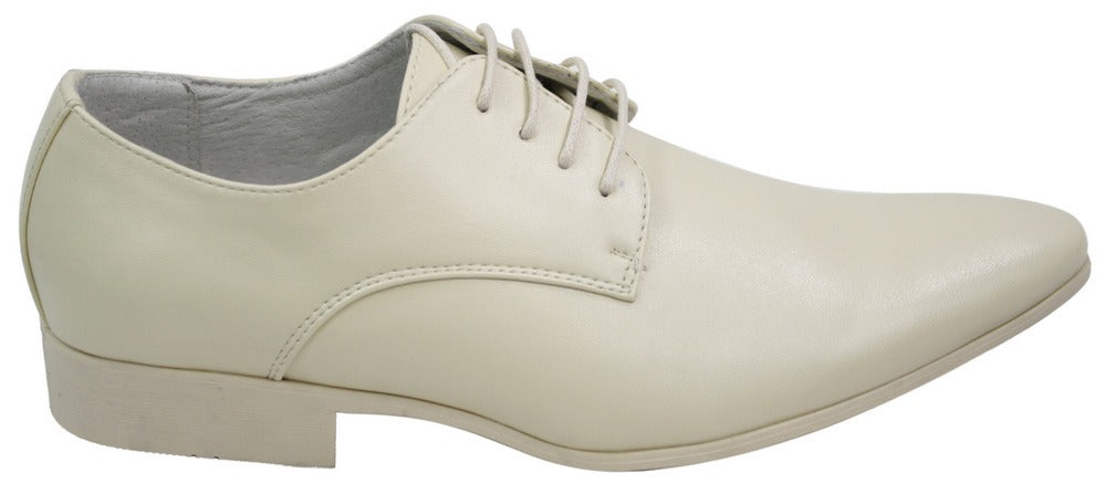 Zapatos elegantes de cuero azul, negro, crema y beige de diseño italiano para hombre.