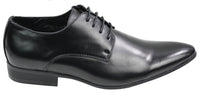 Zapatos elegantes de cuero azul, negro, crema y beige de diseño italiano para hombre.