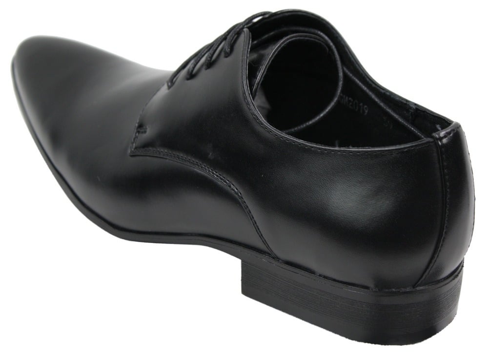 Zapatos elegantes de cuero azul, negro, crema y beige de diseño italiano para hombre.