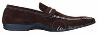 Galax GH052 - Zapatos de hombre de ante marrón sin cordones, estilo casual elegante, tallas 5 6 7 8 9 10 11