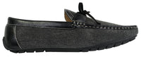 Zapatos mocasines de cuero y mezclilla para hombre, estilo casual elegante, color azul marino y marrón claro, estilo italiano.