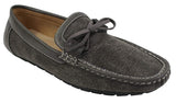 Zapatos mocasines de cuero y mezclilla para hombre, estilo casual elegante, color azul marino y marrón claro, estilo italiano.