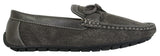 Zapatos mocasines de cuero y mezclilla para hombre, estilo casual elegante, color azul marino y marrón claro, estilo italiano.
