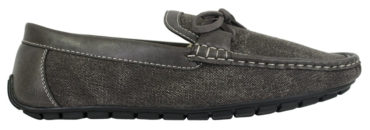 Zapatos mocasines de cuero y mezclilla para hombre, estilo casual elegante, color azul marino y marrón claro, estilo italiano.