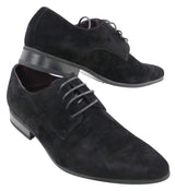 Zapatos casuales elegantes de gamuza con cordones para hombre, color rojo, verde, negro y gris, estilo italiano.