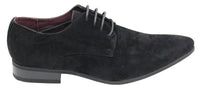 Zapatos casuales elegantes de gamuza con cordones para hombre, color rojo, verde, negro y gris, estilo italiano.