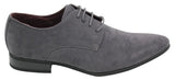 Zapatos casuales elegantes de gamuza con cordones para hombre, color rojo, verde, negro y gris, estilo italiano.