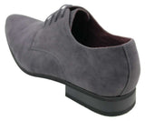 Zapatos casuales elegantes de gamuza con cordones para hombre, color rojo, verde, negro y gris, estilo italiano.