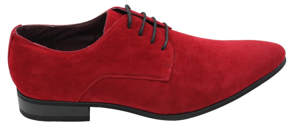 Zapatos casuales elegantes de gamuza con cordones para hombre, color rojo, verde, negro y gris, estilo italiano.