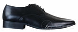 Galax GH2019 - Zapatos de cuero elegantes, casuales y formales para hombre, con cordones y punta, ideales para bodas, graduaciones o la oficina.