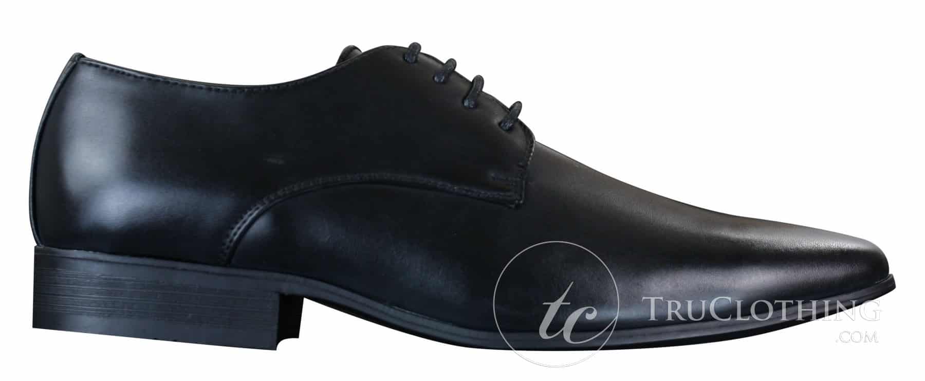 Galax GH2019 - Zapatos de cuero elegantes, casuales y formales para hombre, con cordones y punta, ideales para bodas, graduaciones o la oficina.