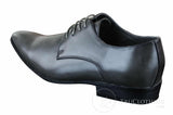 Galax GH2019 - Zapatos de cuero elegantes, casuales y formales para hombre, con cordones y punta, ideales para bodas, graduaciones o la oficina.