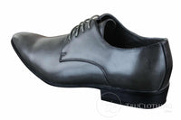 Galax GH2019 - Zapatos de cuero elegantes, casuales y formales para hombre, con cordones y punta, ideales para bodas, graduaciones o la oficina.