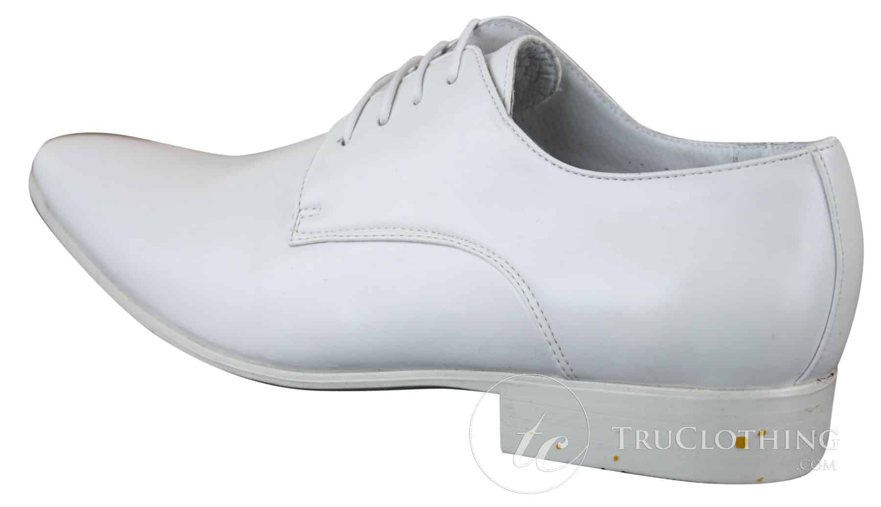 Galax GH2019 - Zapatos de cuero elegantes, casuales y formales para hombre, con cordones y punta, ideales para bodas, graduaciones o la oficina.