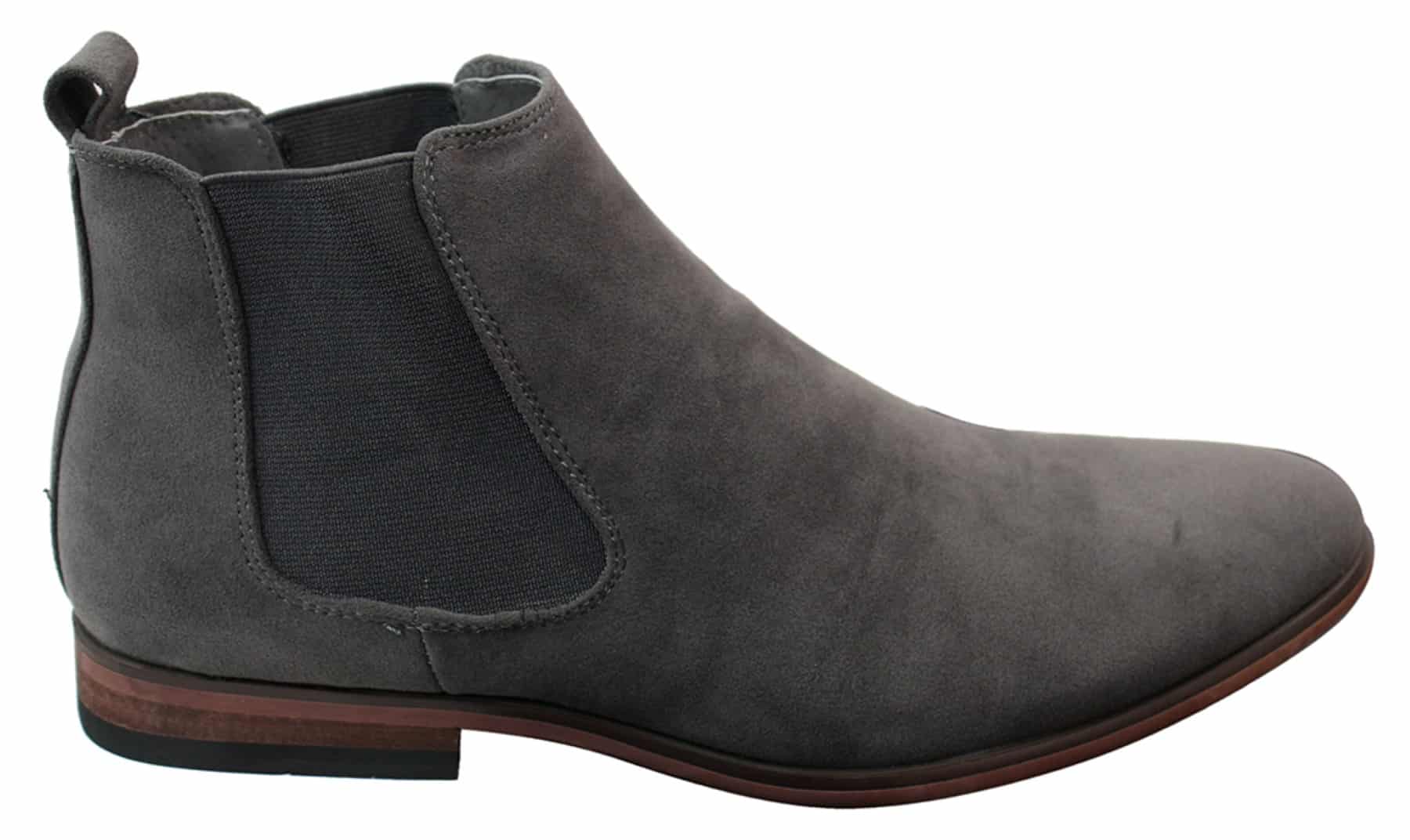 Botines Chelsea de ante italiano para hombre, estilo casual elegante, para desierto.