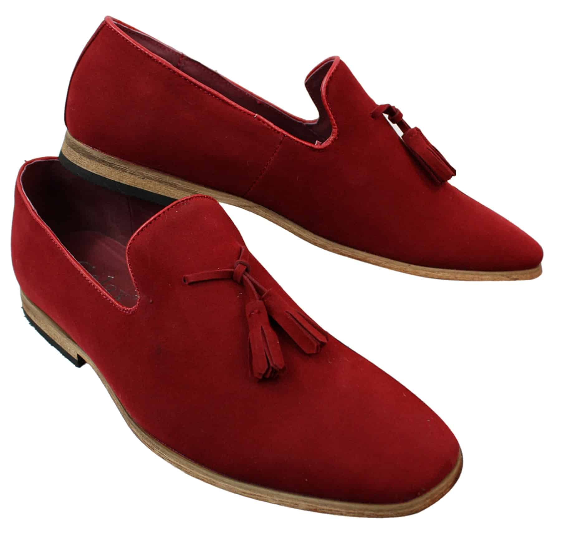 Mocasines de ante para hombre, zapatos de conducir, sin cordones, diseño con borla, línea de cuero, negro, cómodos