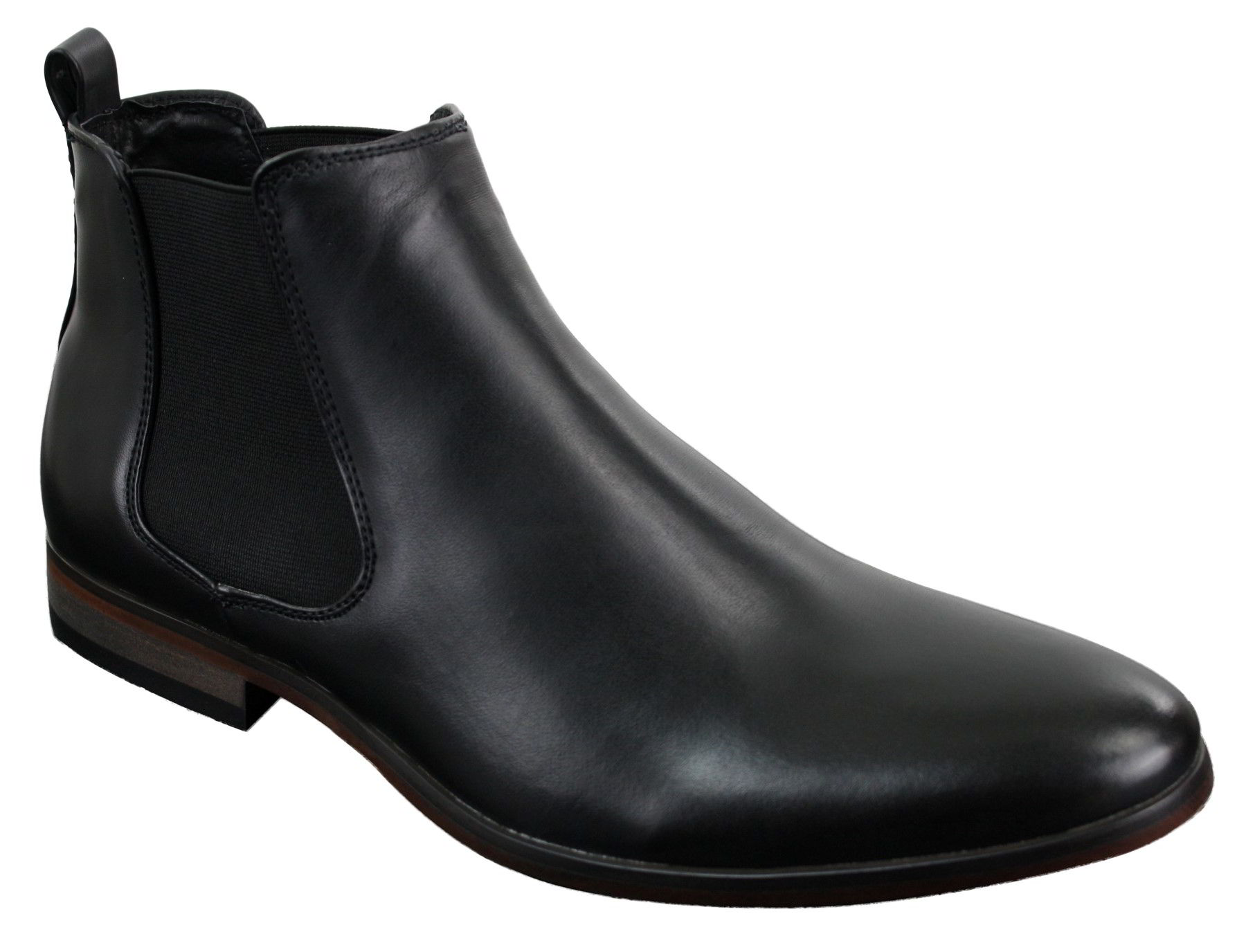 Zapatos negros de hombre con cordones, estilo casual elegante, de ante brillante con detalles de charol.