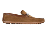 Galax ZD71 - Zapatos de conducción casuales para hombre, de ante y piel sintética, con hebilla.