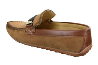 Galax ZD71 - Zapatos de conducción casuales para hombre, de ante y piel sintética, con hebilla.