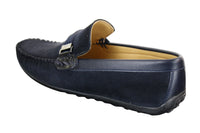 Galax ZD71 - Zapatos de conducción casuales para hombre, de ante y piel sintética, con hebilla.