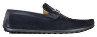 Galax ZD71 - Zapatos de conducción casuales para hombre, de ante y piel sintética, con hebilla.
