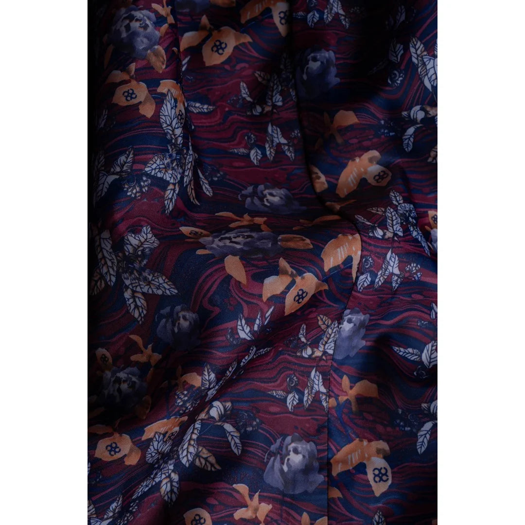 Gaston - Chaleco de tweed a cuadros color oliva para hombre