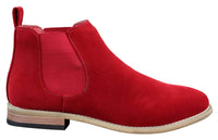 Botines Chelsea de ante italiano para hombre, estilo casual elegante, para desierto.