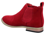 Botines Chelsea de ante italiano para hombre, estilo casual elegante, para desierto.