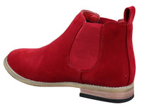 Botines Chelsea de ante italiano para hombre, estilo casual elegante, para desierto.