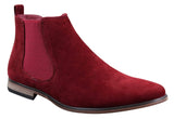 Botines Chelsea de ante italiano para hombre, estilo casual elegante, para desierto.
