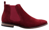 Botines Chelsea de ante italiano para hombre, estilo casual elegante, para desierto.