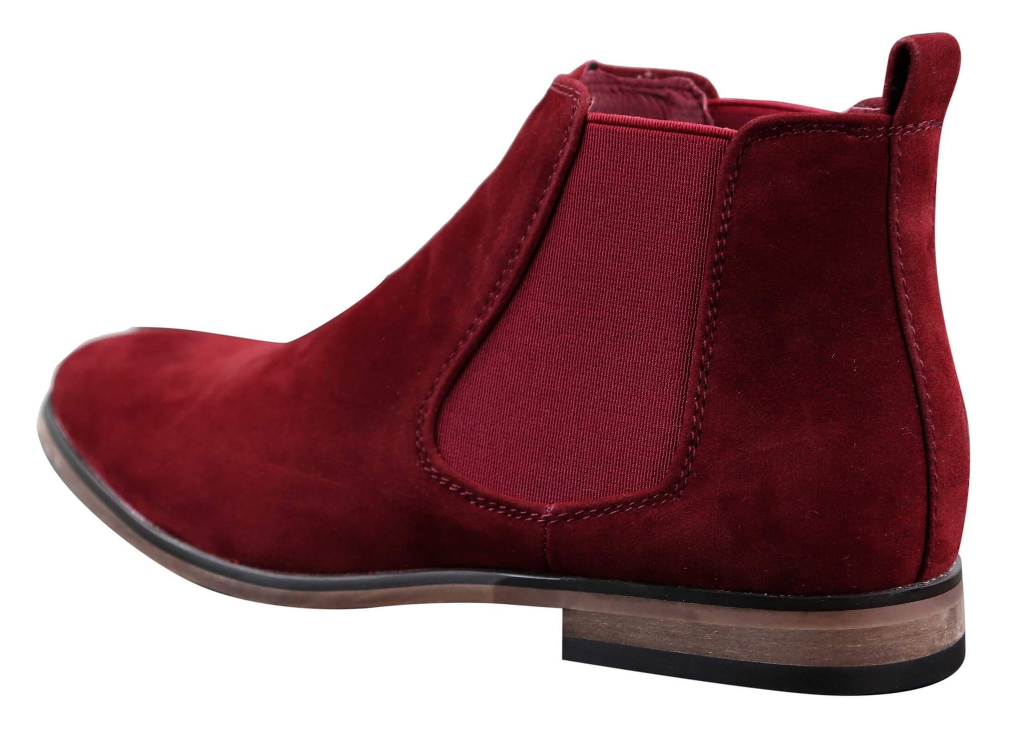 Botines Chelsea de ante italiano para hombre, estilo casual elegante, para desierto.