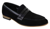 Mocasines de ante para hombre, estilo casual elegante, de diseñador italiano.
