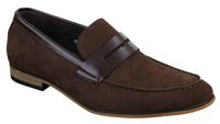 Mocasines de ante para hombre, estilo casual elegante, de diseñador italiano.