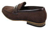 Mocasines de ante para hombre, estilo casual elegante, de diseñador italiano.
