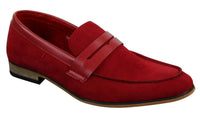 Mocasines de ante para hombre, estilo casual elegante, de diseñador italiano.