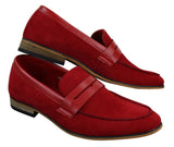 Mocasines de ante para hombre, estilo casual elegante, de diseñador italiano.