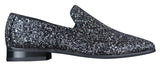 Zapatos de fiesta brillantes con purpurina para hombre