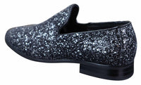 Zapatos de fiesta brillantes con purpurina para hombre
