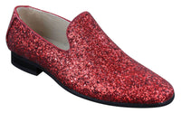 Zapatos de fiesta brillantes con purpurina para hombre
