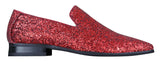Zapatos de fiesta brillantes con purpurina para hombre