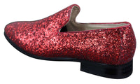 Zapatos de fiesta brillantes con purpurina para hombre