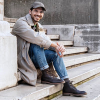 Glasgow GTX C2 - Botines de cuero marrón con cordones para hombre