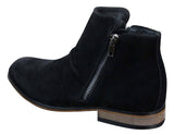 Botines Chelsea de ante italiano para hombre, sin cordones y con cremallera, estilo casual elegante, para desierto.