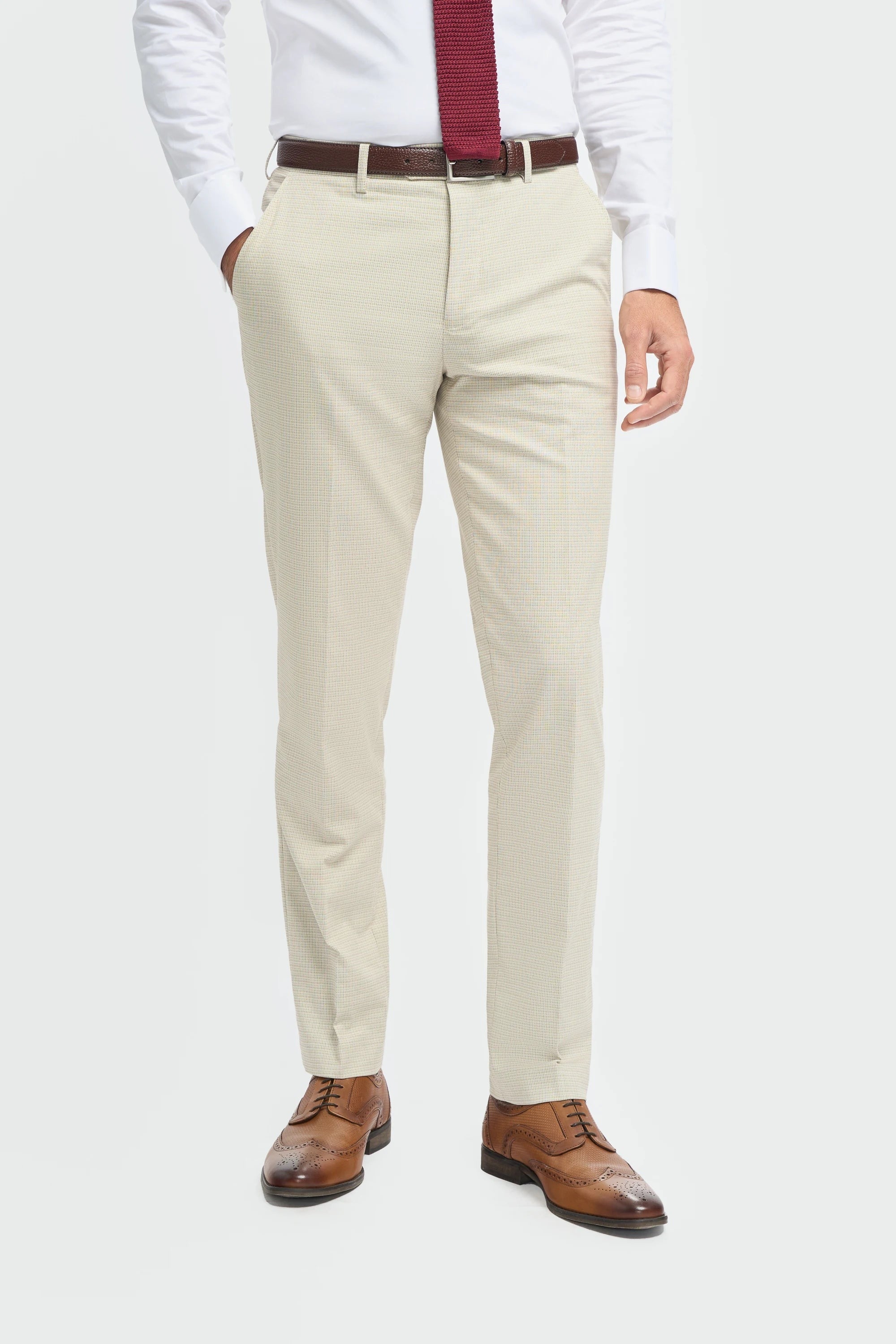Hampton - Pantalones beige para hombre