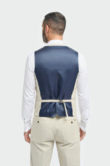 Hampton - Chaleco beige para hombre