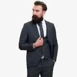 Traje de lana de 3 piezas Happy Gentleman GRINGO gris